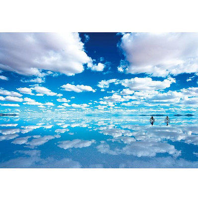 攝影 玻利維亞 烏尤尼鹽湖 天空之鏡（Beverly, 1000片, 1000-054, 日本拼圖)