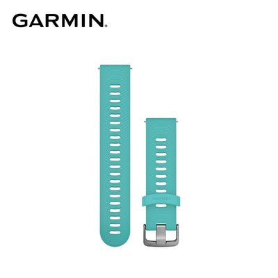 @竹北旗艦店@GARMIN Quick Release 20mm 天藍色矽膠錶帶 原廠公司貨