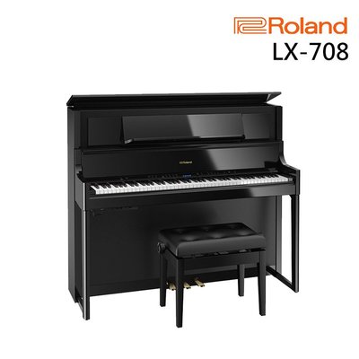 小叮噹的店 - Roland LX-708 88鍵 旗艦級 直立式 數位鋼琴 電鋼琴 烤漆黑