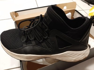 NIKE Jordan Formula 23 黑色 透氣 網布 壓印LOGO 運動 籃球鞋
