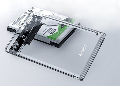 ORICO USB3.0 2.5吋 SATA 外接硬碟盒 透明白 2139U3-CR-EP PC PS4 PS5 台中