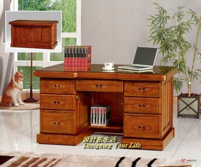 【設計私生活】超越6尺樟木全實木書桌、辦公桌、寫字桌、事務桌(免運費)274 V
