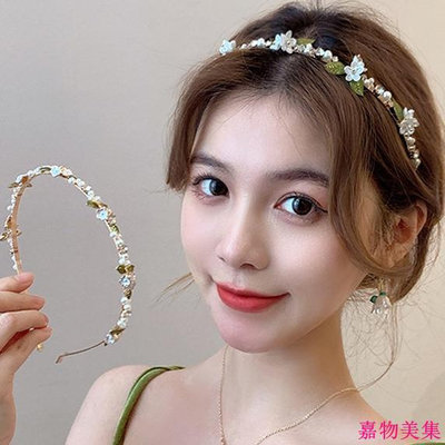 韩国新款铃兰花甜美优雅珍珠花朵发箍