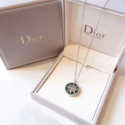 Dior迪奧 羅盤大號長鏈女 毛衣鏈 Dior經典款長款項鏈 幸運星八芒星項鏈 復古時尚純銀飾品
