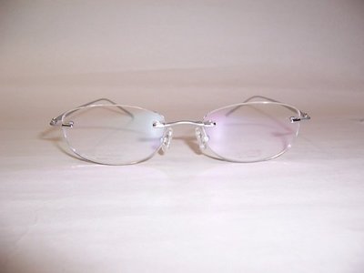 光寶眼鏡城(台南) Dr.Swan 無邊 B純鈦IP眼鏡一體腳  BG8077 /C3 霧銀