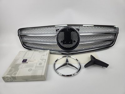 Mercedes-Benz 賓士 W204 大星標銀色水箱護罩