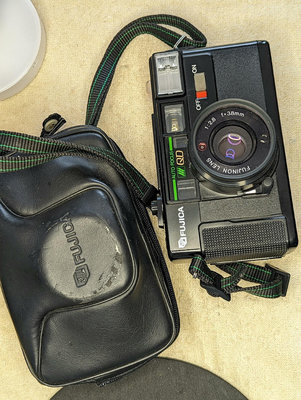 富士Fujica auto-7QD復古膠片自動相機造型復古