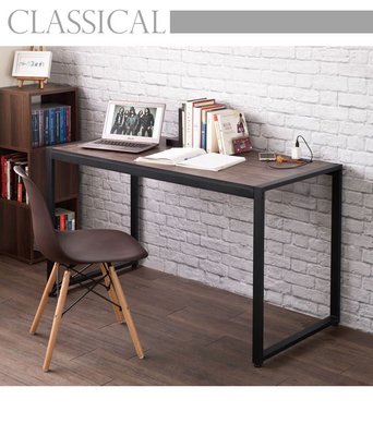 書桌 電腦桌 辦公 【收納屋】德爾128cm寬穩固鐵管書桌&amp;DIY傢俱TZ-D128