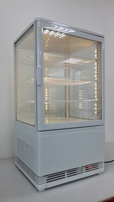 桌上型冰箱(特殊雙層電熱玻璃設計三面玻璃都不會起霧不滴水)輕食甜點冰箱 三明治冰箱 蛋糕冰箱 壽司冰箱 水果冰箱 沙拉冰