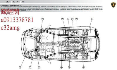 Lamborghini Murcielago藍寶堅尼維修手冊電路圖零件手冊大牛OBD2診斷電腦