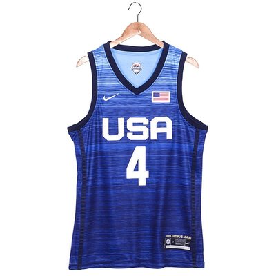 NBA籃球運動球衣 2021年美國隊夢幻隊 藍色 LILLARD BOOKER  GREEN LAVINE