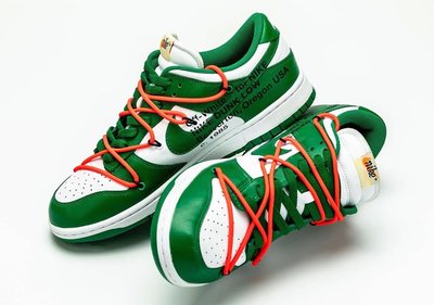 Nike Dunk Low Off-White Pine Green CT0856-100 代購附驗鞋