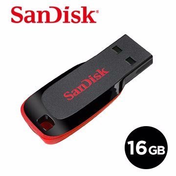 《SUNLINK》SanDisk Cruzer Blade CZ50 16G USB 隨身碟 16GB (公司貨)