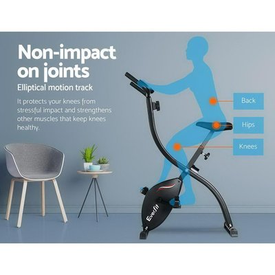 現貨Everfit 健身車 X-Bike 折疊磁性自行車 騎行飛輪健身機澳洲簡約