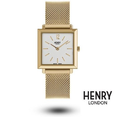 HENRY LONDON 英國前衛品牌 HERITAGE SQUARE系列腕錶HL26-QM-0266