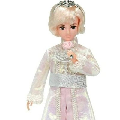 莉卡娃娃 娃頭 licca 娃頭 娃娃頭 莉卡 王子 男朋友 皇室婚禮-淺金色捲髮王子娃頭/莉卡正版 散貨/兒童玩具