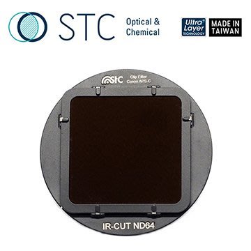 【EC數位】 STC Clip Filter ND64 內置型減光鏡 for Canon APS-C
