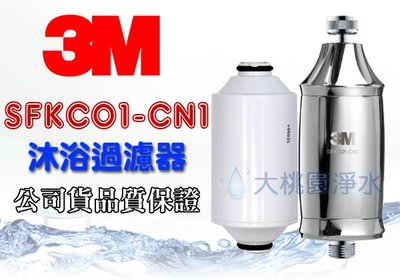 大桃園淨水~3M SFKC01-CN1 全效沐浴過濾器+替換濾芯*2 (共三個濾芯)