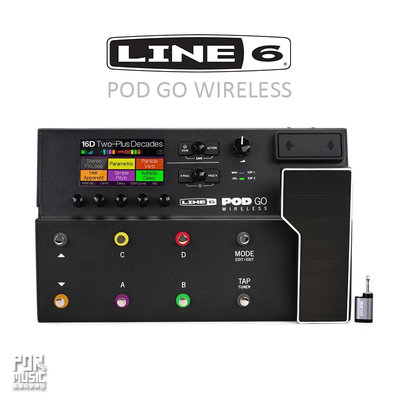 【搖滾玩家樂器】 全新 公司貨免運 LINE 6 POD GO WIRELESS 吉他 綜效 綜合效果器 無線發射