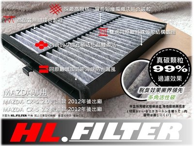 【HL】台灣真碳 馬自達 MAZDA CX-5 CX5 原廠 型 複合式 活性碳 冷氣濾網 粉塵濾網 空調濾網 非 3M