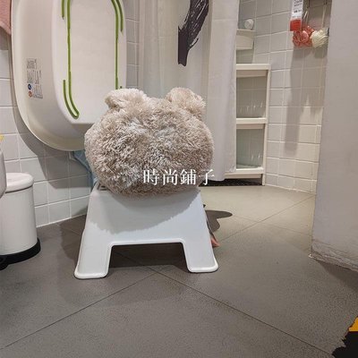 熱銷 正品IKEA宜家FOSSTA弗斯達靠墊兔子毛絨絨可愛網紅腰靠墊抱枕 可愛抱枕 毛絨 交換禮物-可開發票