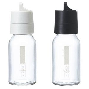 【東京速購】日本代購 HARIO耐熱玻璃 按壓式 透明 調味罐120ml (白/黑)