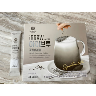 現貨 韓國🇰🇷McNulty Coffee Ibrew黑芝麻拿鐵 黑芝麻牛奶16.5g 黑芝麻沖泡飲 黑芝麻沖