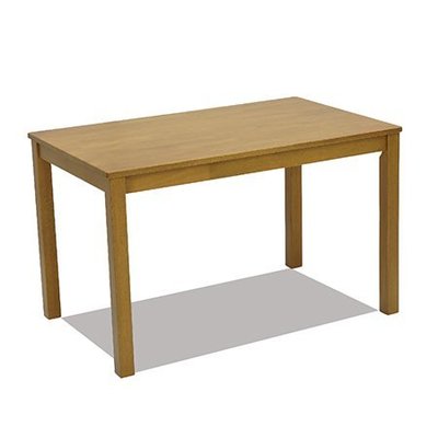 【N D Furniture】台南在地家具--簡約風格柚木色全實木西120cm餐桌/工作桌/洽談桌/多用途實用桌BG