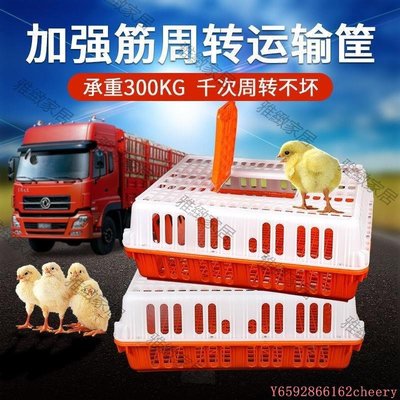 Cheery~雞籠周轉箱塑料雞籠運輸籠子成雞鴨周轉筐鴿兔用養殖籠家禽周轉箱