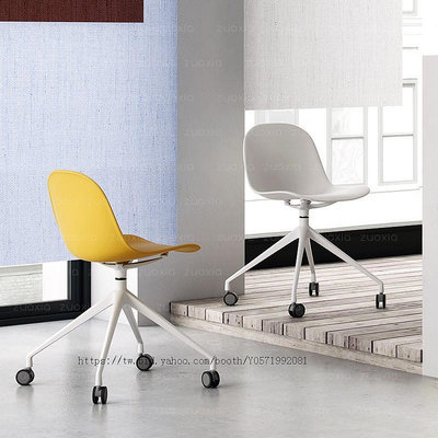 滿意傢私網紅椅子北歐家用電腦椅現代簡約洽談辦公轉椅創意個性設計師靠背書桌椅子