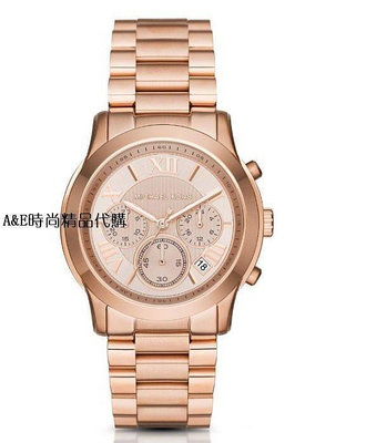 新品 Michael Kors腕錶 MK6275 玫瑰金 羅馬 三眼計時 手錶  美國代購- 可開發票