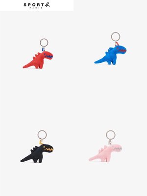 【小七】agnes b時尚鑰匙扣，恐龍鑰匙圈，汽車，情侶鑰匙掛件萌萌可愛小恐龍 可開發票