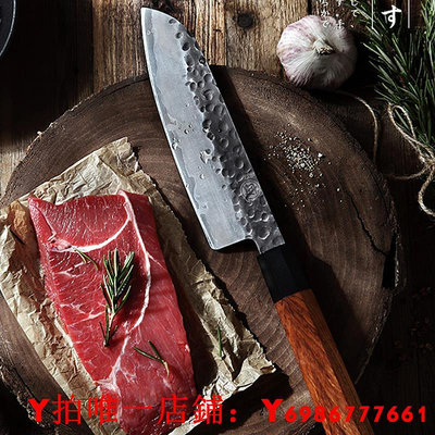 日本三德刀日式廚刀鍛打主廚師刀水果刀切菜刀旬專用進口料理刀