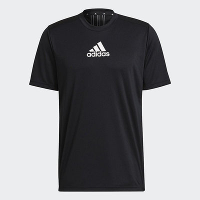 Adidas PRIMEBLUE 男款黑色短袖上衣-NO.GM2126
