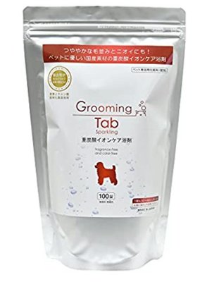 Grooming Tab寵物毛小孩碳酸錠日本製重碳酸錠碳酸湯狗貓100錠