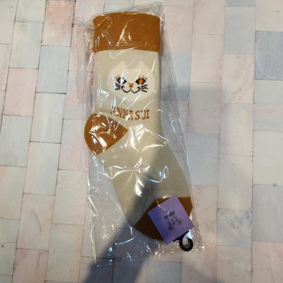 【Amy's shop】日本直購~日本製~日本anna sui超可愛貓咪圖案厚短襪~現貨不用等~超美