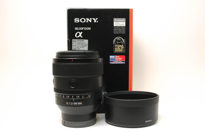 【高雄青蘋果3C】Sony FE 50mm F1.2 GM SEL50F12GM 公司貨 保固2024-9 E-mount 定焦鏡 人像 二手鏡頭#83935