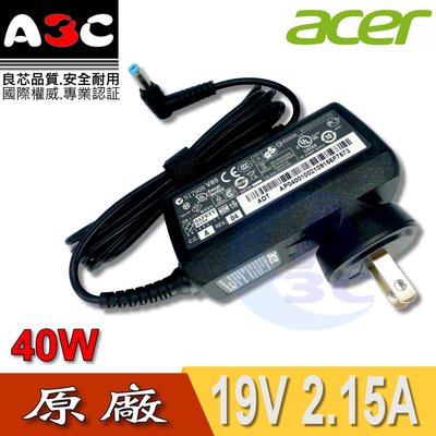 ACER變壓器-宏碁40W, 1.7-5.5 , 19V , 2.15A , ADP-40THA