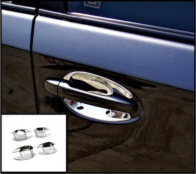 圓夢工廠 Toyota Wish 2009~2018 二代 改裝 鍍鉻 鍍銀 車門把手防刮門碗貼片 把手內襯飾貼