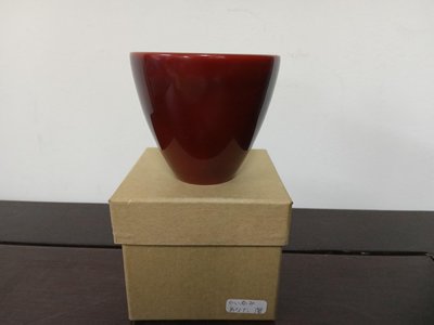 (日本漆器)輪島塗湯吞杯(ぐい呑み)一只--桐本木工所製(A616)