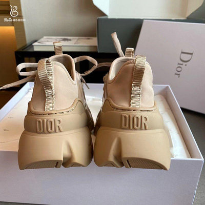 波妞的小賣鋪 Dior/迪奧 經典明星同款低幫老爹鞋女松糕厚底增高系帶運動休閑鞋·