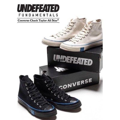 【正品】Undefeated×Converse Chuck 70 聯名 白藍 藍白 帆布 休閒 男女款 171161c潮鞋