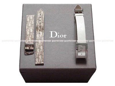 正品 Christian Dior water resistant swiss made 白色簡約時尚防水石英錶