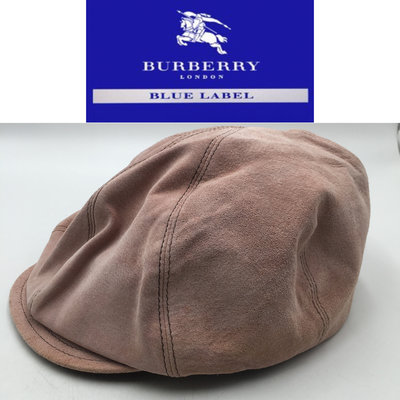 【皮老闆二店】二手真品 BURBERRY 帽子 貝雷帽 白433