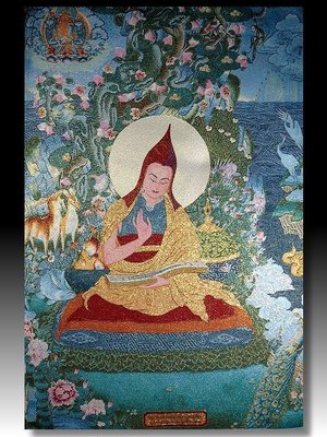 【 金王記拍寶網 】S1500  中國西藏藏密佛像刺繡唐卡  刺繡 (大)一張 完美罕見~