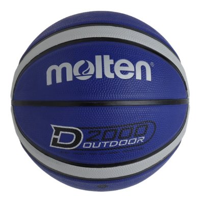 【綠色大地】MOLTEN 超耐磨 5號籃球 橡膠籃球 D2000 籃球 超耐磨深溝橡膠籃球 室外籃球 B5D2005