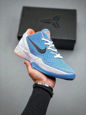 科比6代 海洋藍白 波點 魚鱗紋 Nike Zoom Kobe VI