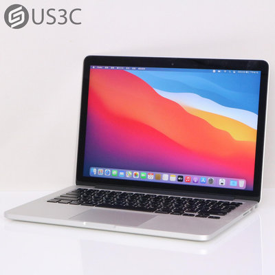 【US3C-高雄店】【一元起標】公司貨 2015年初 Apple MacBook Pro Retina 13吋 i5 2.7G 8G 256G 銀色