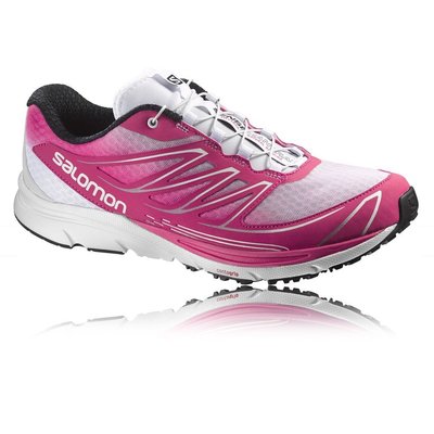 =CodE= SALOMON SENSE MANTRA 3 輕量慢跑鞋(粉紅白) 370908 索羅門 健行 野跑鞋 女