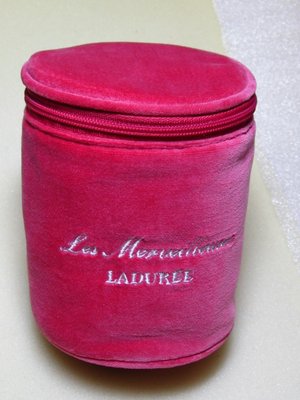 Les Merverilleuses LADUREE 典藏紅絨化妝包 原廠真品